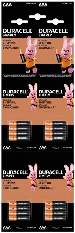 Батарея Duracell Simply LR...